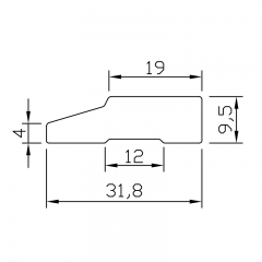 PVC-Leinen-Treppenschnalle YS-36