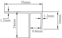 PVC-Leinen-Treppenschnalle YT10