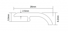 PVC-Oberflächendruck mit hoher und niedriger Schnalle BYG-26